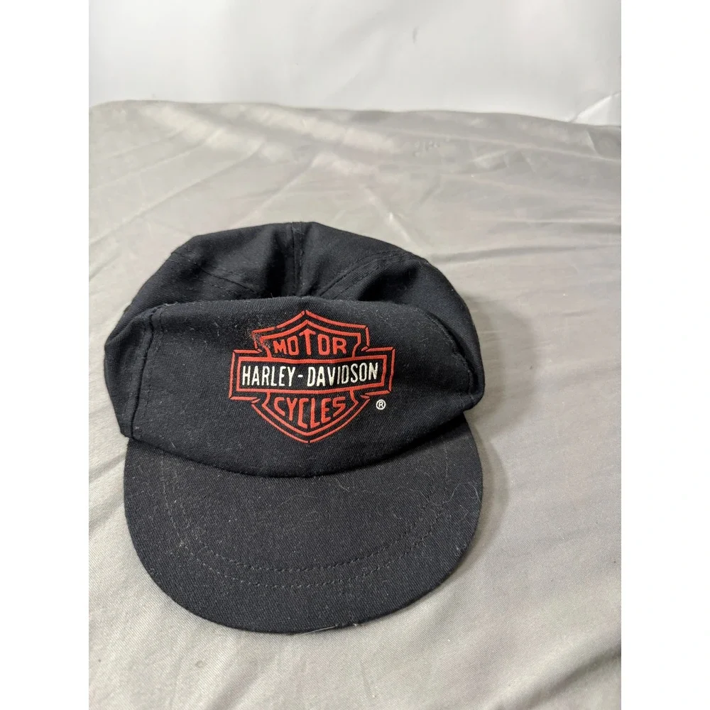 Harley Davidson Toddler Hat Black Embroidered Bar & Shield Logo Baseball Cap